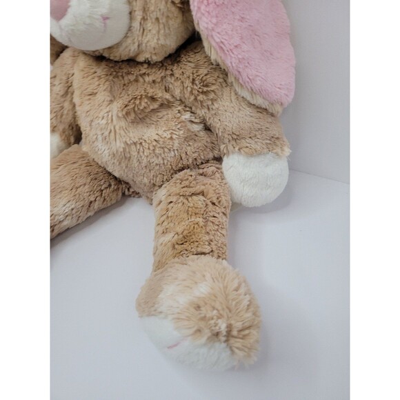 Build A Bear BAB Workshop Pawlette Bunny Rabbit Tan Plush Pink Ears - Picture 5 of 9